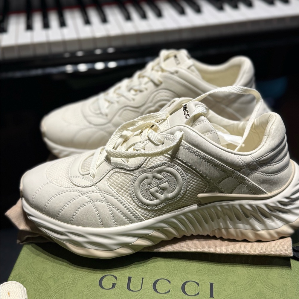 Gucci Ripple sneaker Off-White - Picture 4 of 11